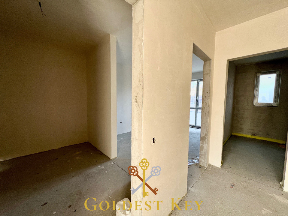 Apartament GENEROS cu 2 camere, balcon și parcare subterană 
