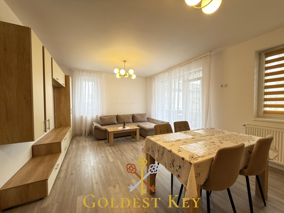 Apartament NOU spațios cu 2 camere și parcare subterană 