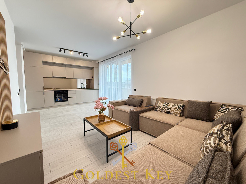 Apartament NOU la cheie cu 3 camere și balcon 
