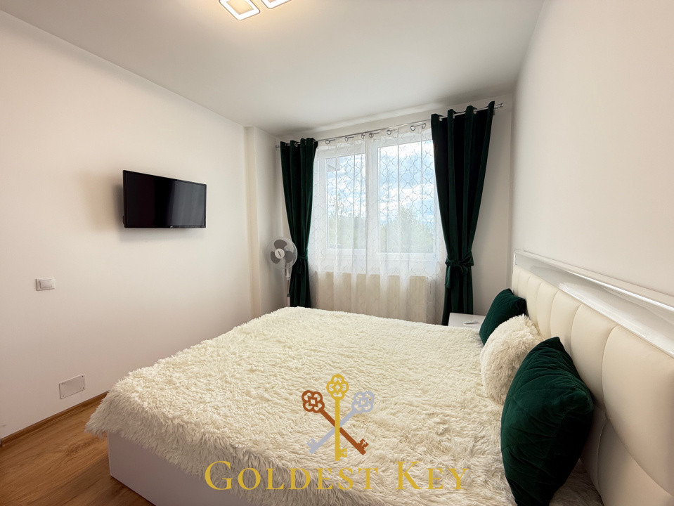 Apartament generos cu 2 camere, balcon și parcare exterioară 