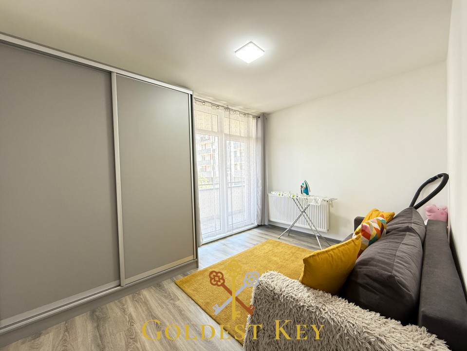 Apartament cu 3 camere, 2 băi, balcon și parcare subterană 