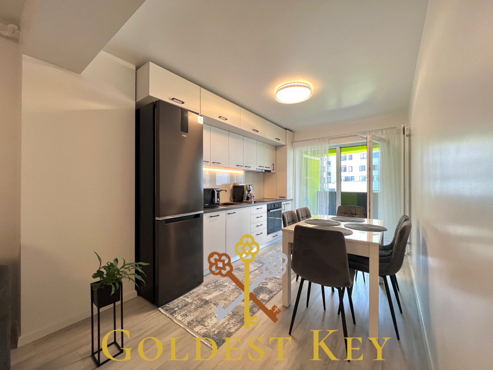 Apartament modern cu 2 camere si balcon, mobilat și utilat! Db Rotund