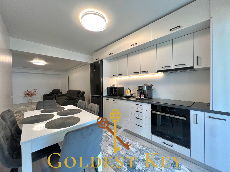 Apartament modern cu 2 camere si balcon, mobilat și utilat! Db Rotund