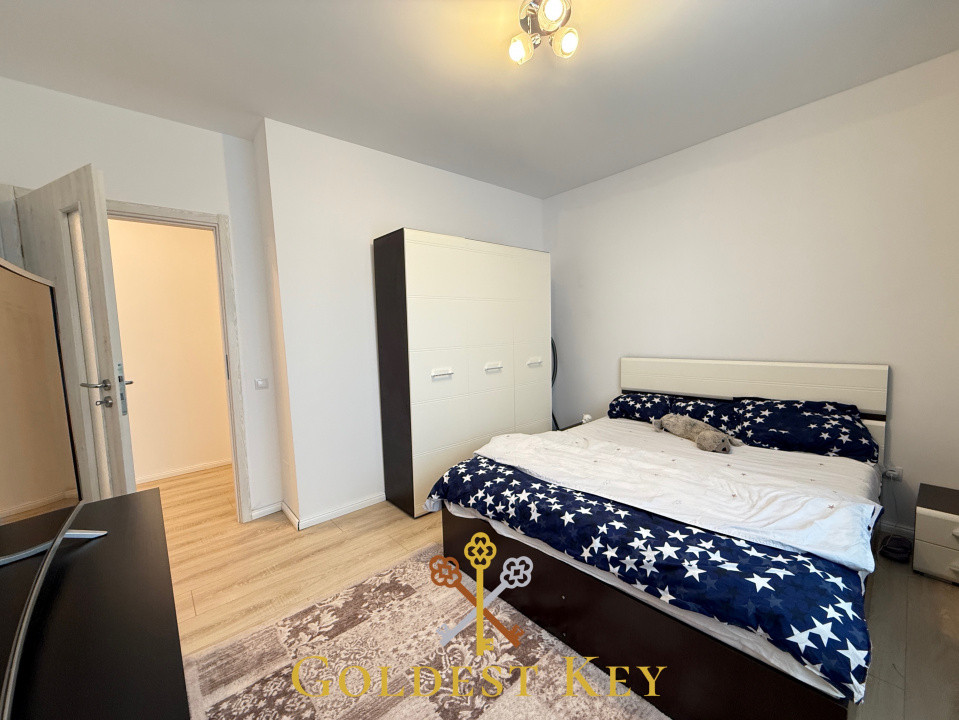 Apartament modern de 51 mp cu 2 camere, balcon și parcare 