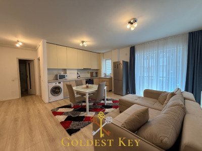 Apartament modern de 51 mp cu 2 camere, balcon și parcare 