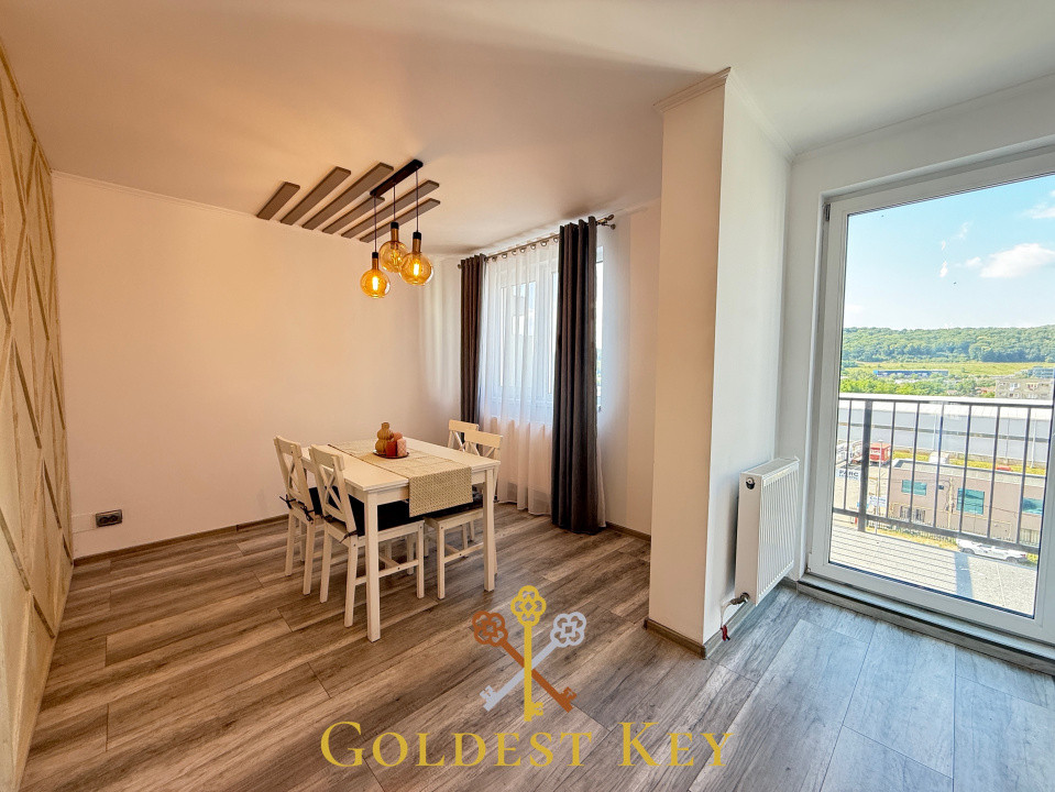 Apartament la cheie cu 2 camere și balcon Dâmbul Rotund