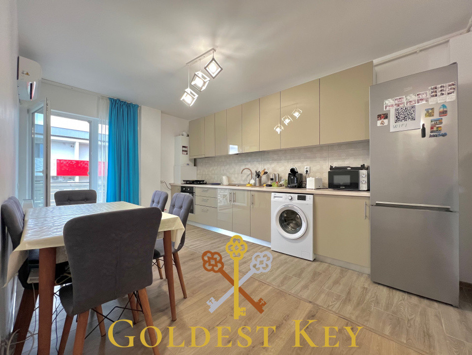 Apartament modern cu 2 camere, balcon și parcare! Baciu bloc nou! 