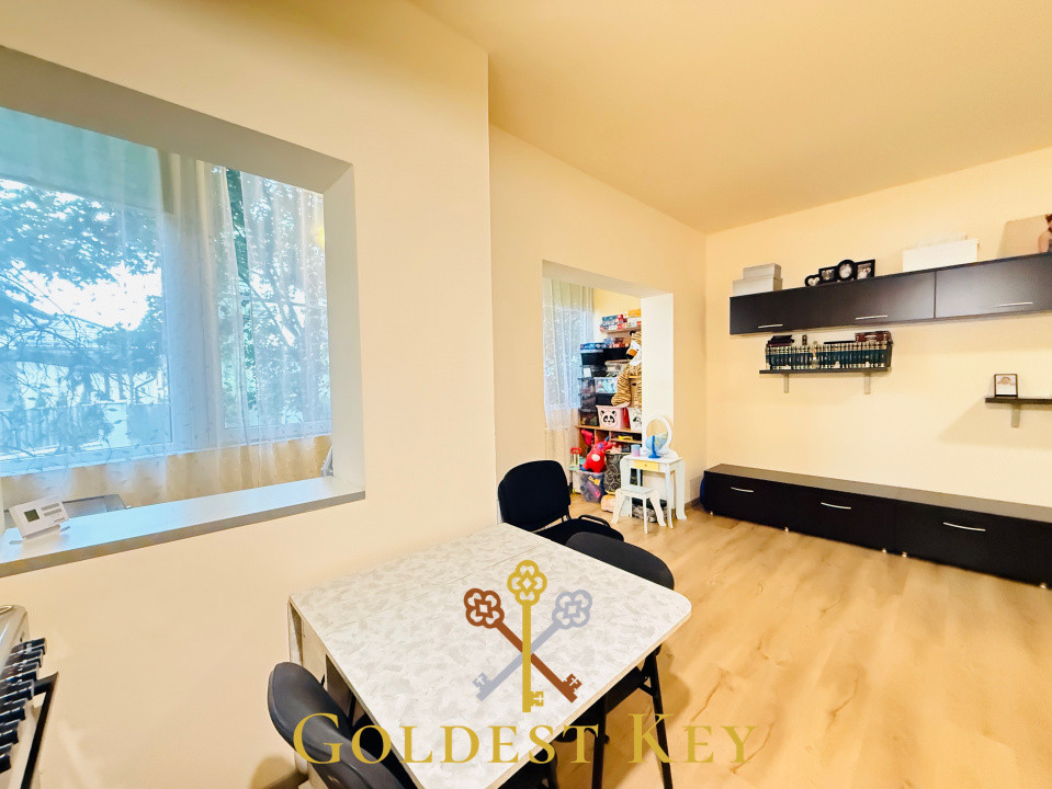 Apartament cu 2 camere, orientat Sudic Partial renovat