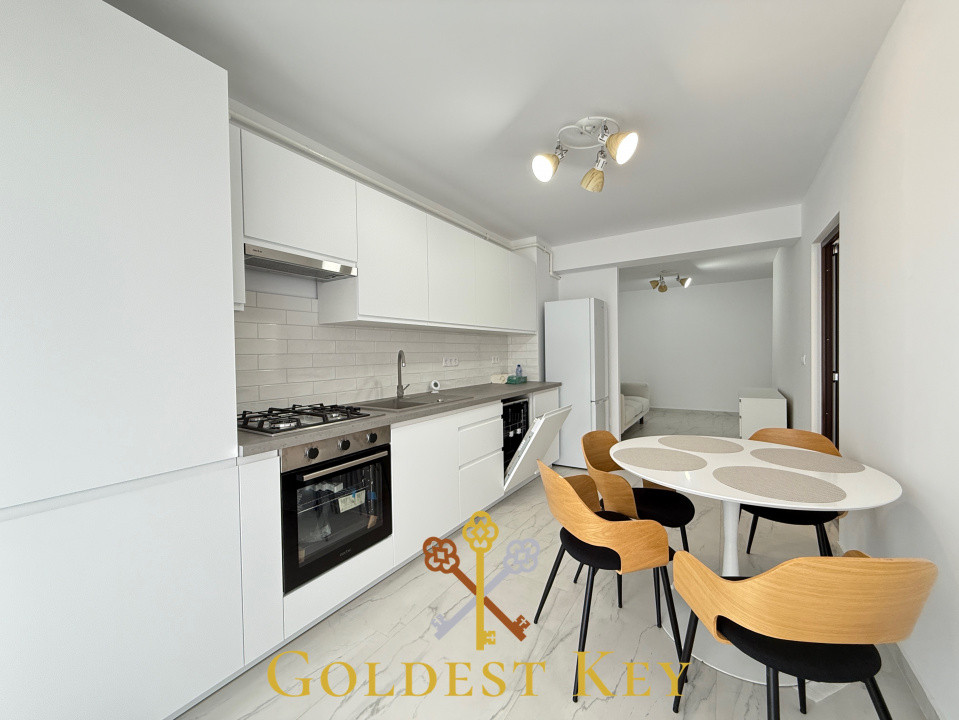 REZERVAT Prima închiriere - Apartament cu 2 camere, balcon și parcare 