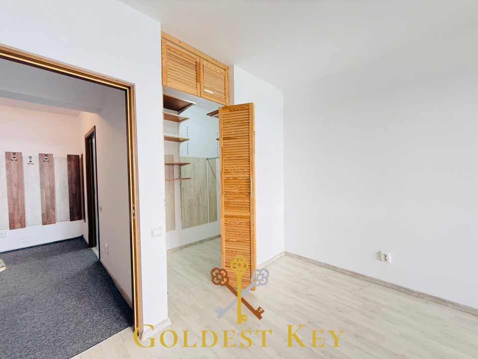 Apartament cu 1 cameră decomandată, balcon și parcare subterană 