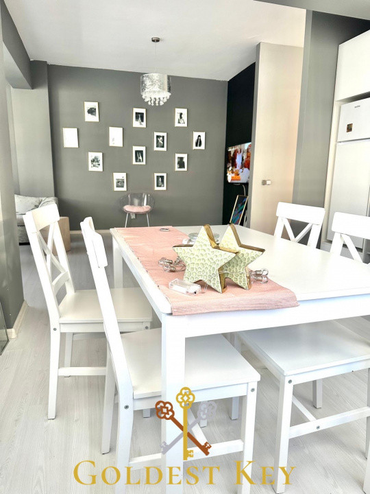 Apartament generos cu 2 camere, balcon și parcare subterană 
