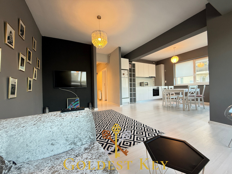 Apartament generos cu 2 camere, balcon și parcare subterană 