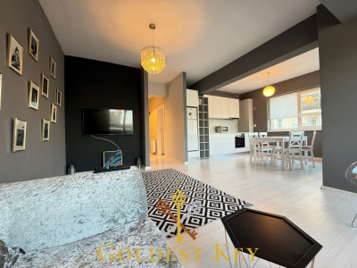 Apartament generos cu 2 camere, balcon și parcare subterană 