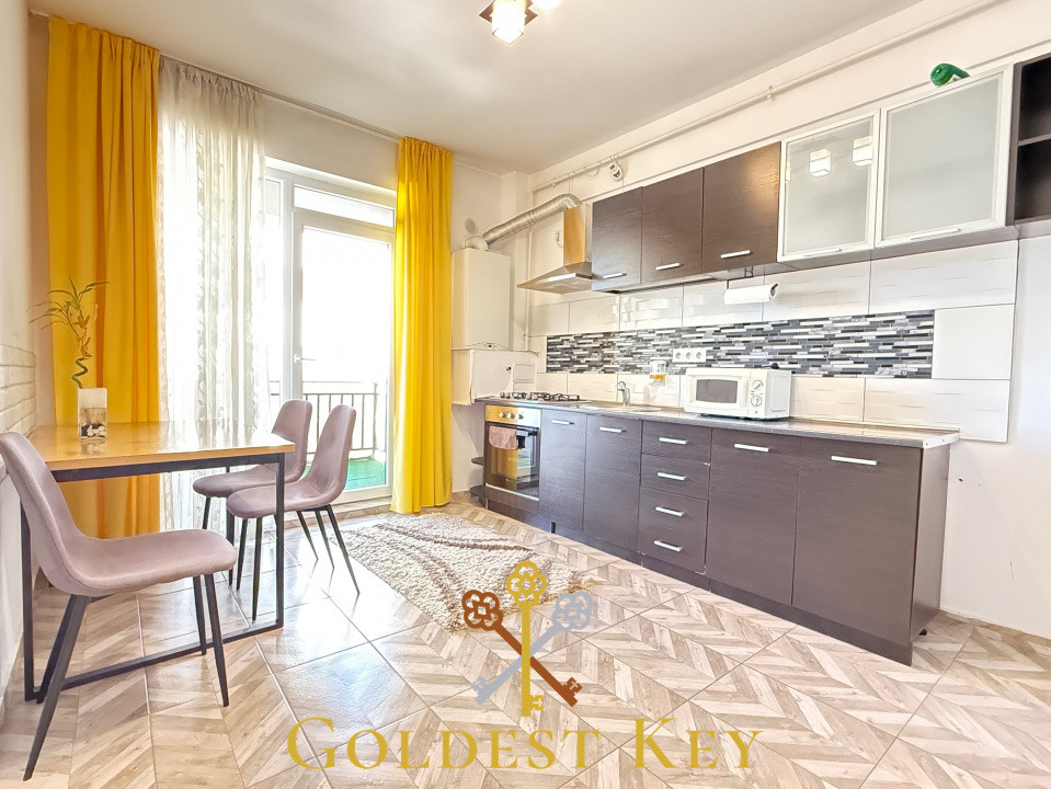 Apartament cu 2 camere, balcon și parcare subterană 