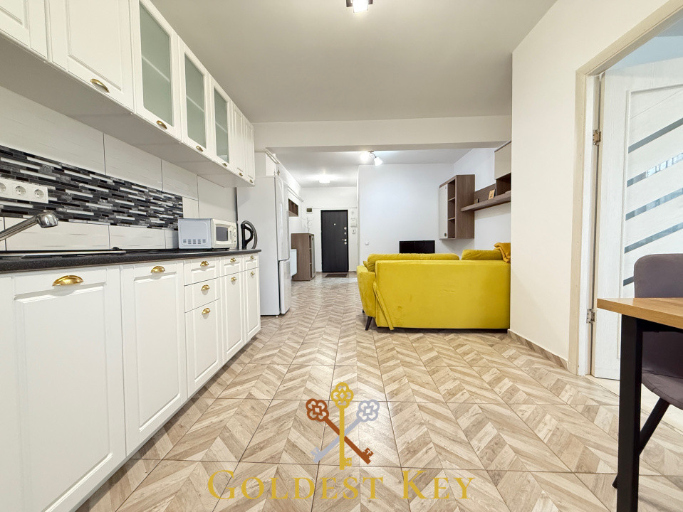 Apartament cu 2 camere, balcon și parcare subterană 