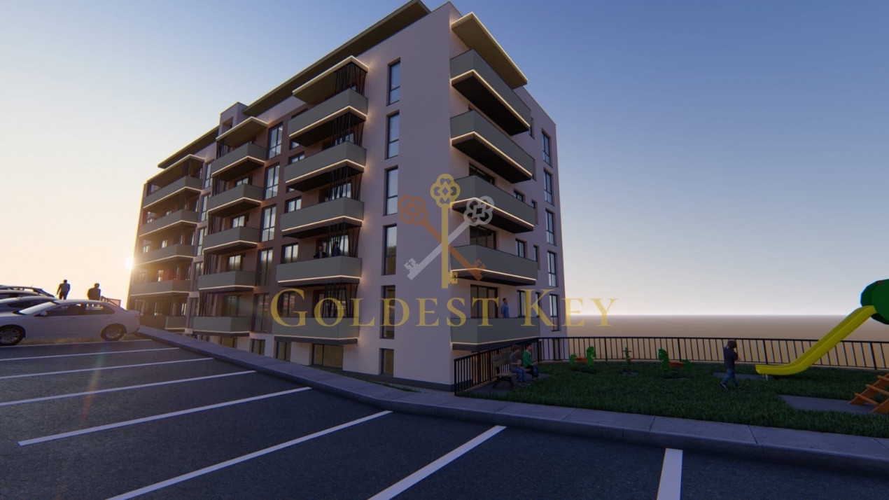 Apartament SEMIFINSIAT cu 2 camere SI balcon BACIU PETROM + TVA