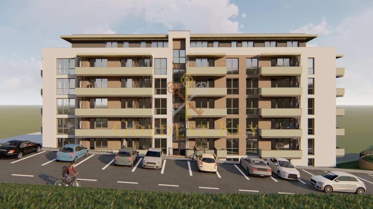 Apartament semifinisat și decomandat cu 2 camere + TVA