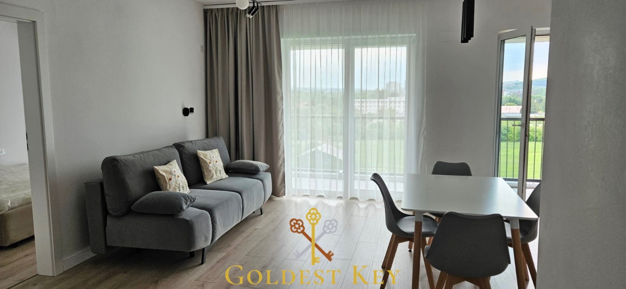 Apartament modern cu două camere, balcon și parcare Florești