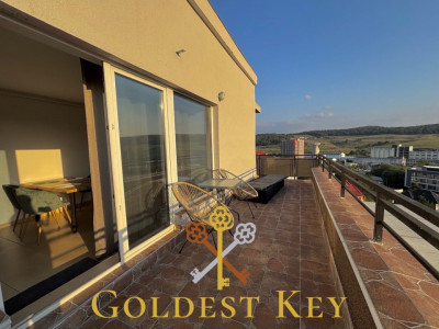 Apartament 3 camere, 83,5mp, 22mp terasă, 7mp balcon! Și parcare!Baciu