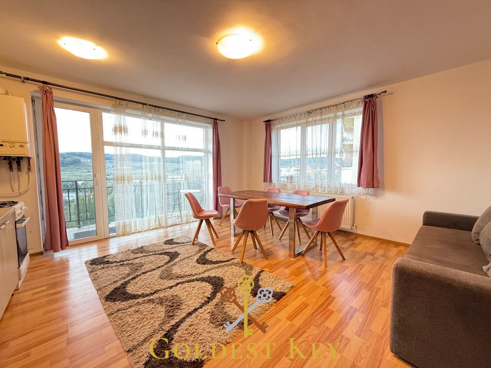 Apartament cu 3 camere și 2 balcoane - pet-friendly