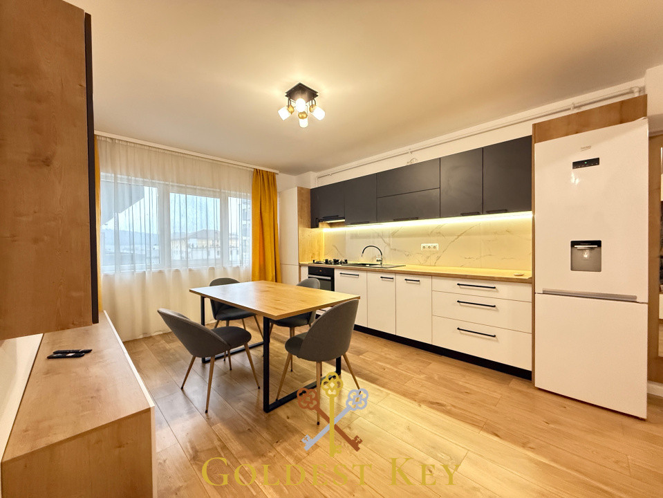 Apartament modern cu 3 camere, balcon și parcare subterană 