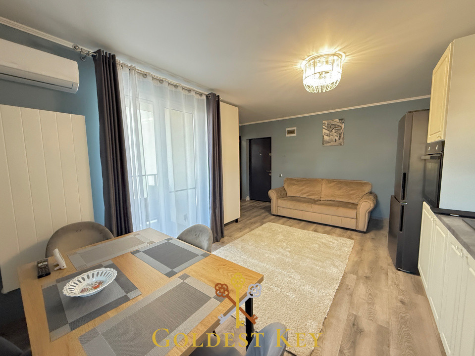 Apartament modern cu 2 camere, balcon și parcare subterană 450€