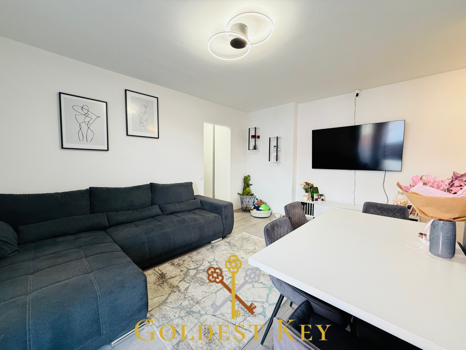 Apartament calitativ cu 2 camere și bucătărie separată + terasă 