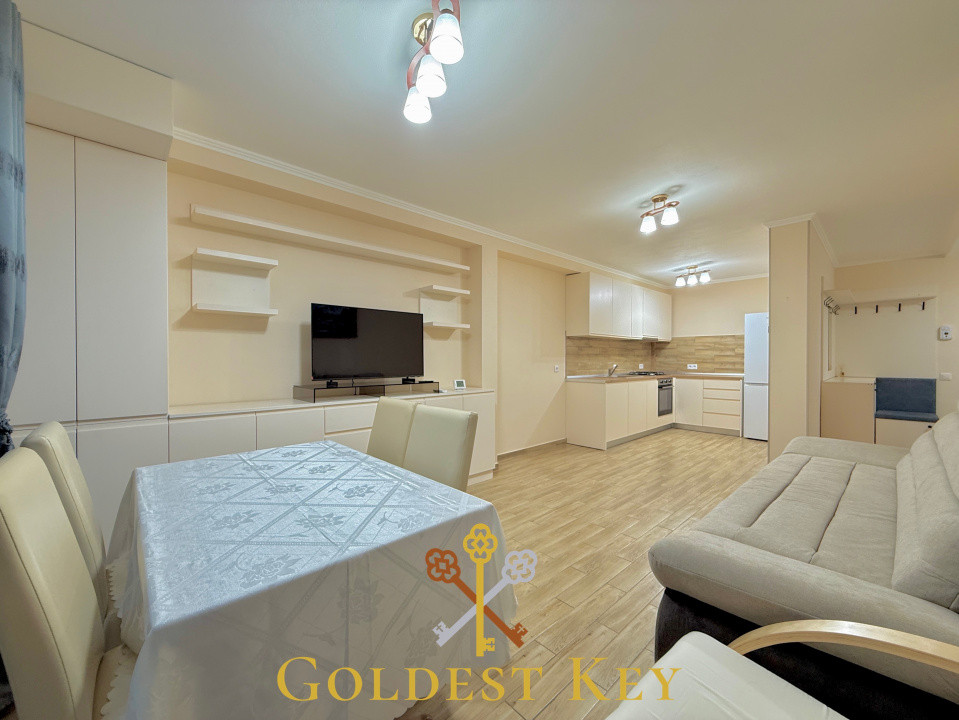 Apartament spațios cu 2 cameră și terasă închisă + parcare subterană 