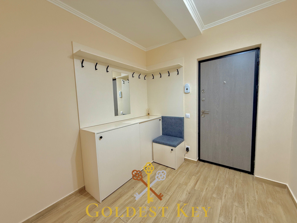 Apartament spațios cu 2 cameră și terasă închisă + parcare subterană 