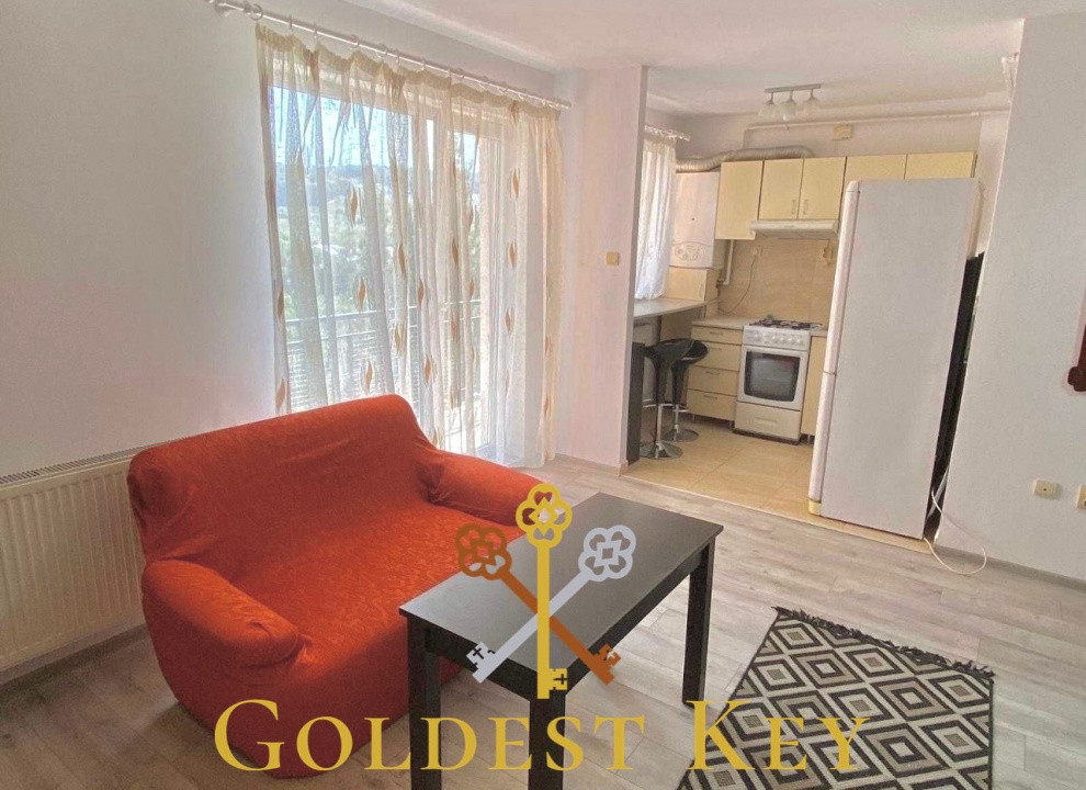 Apartament finisat și mobilat, cu o cameră și balcon! Baciu - Petrom