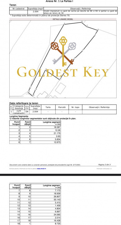 Teren intravilan pentru construcție casă sau duplex! Popești, Baciu 