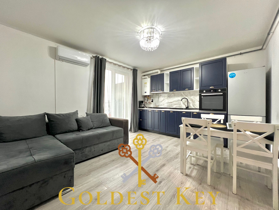 Apartament modern, complet mobilat, cu 2 camere, balcon! Dâmbul Rotund