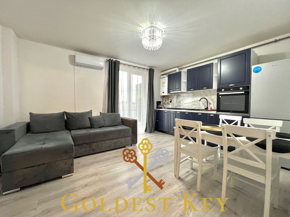 Apartament modern, complet mobilat, cu 2 camere, balcon! Dâmbul Rotund