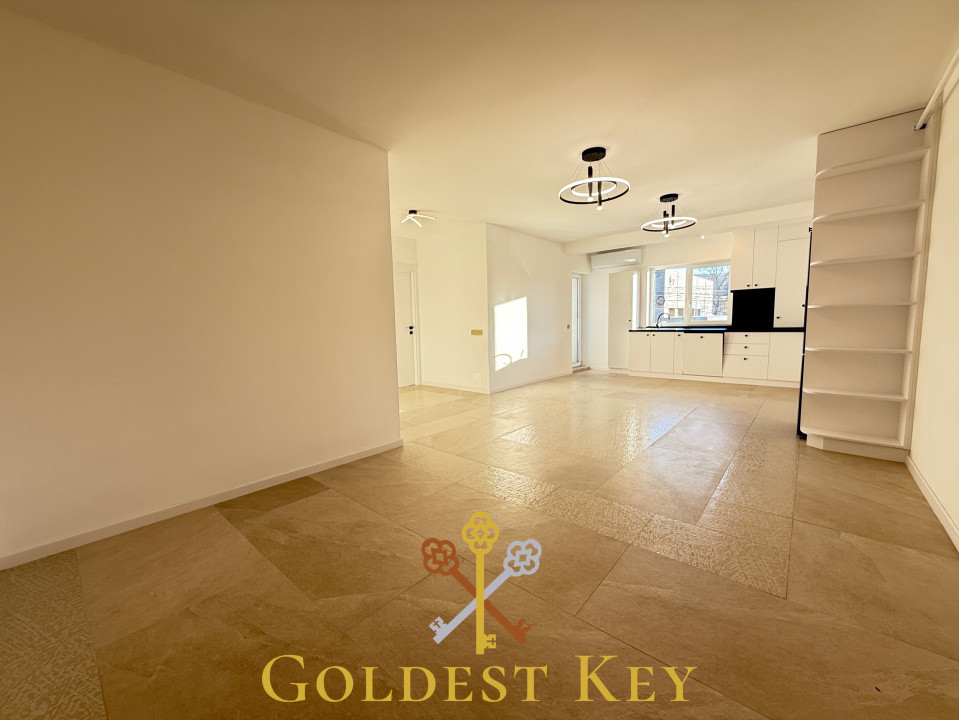 Apartament premium cu 3 camere, 2 băi, terasă și parcare subterană 