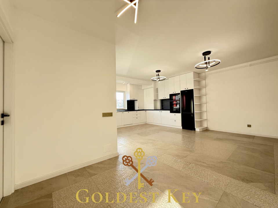 Apartament premium cu 3 camere, 2 băi, terasă și parcare subterană 