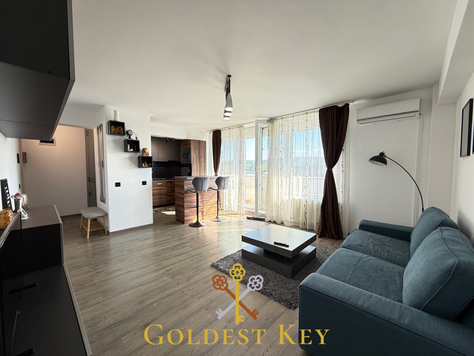 Apartament modern cu 2 camere, terasă de 21mp și parcare! Baciu