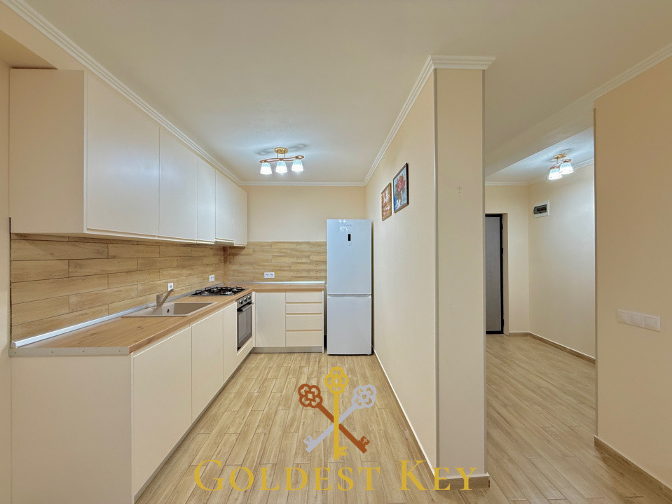 Apartament generos cu 2 camere, terasă închisă și parcare subterană 