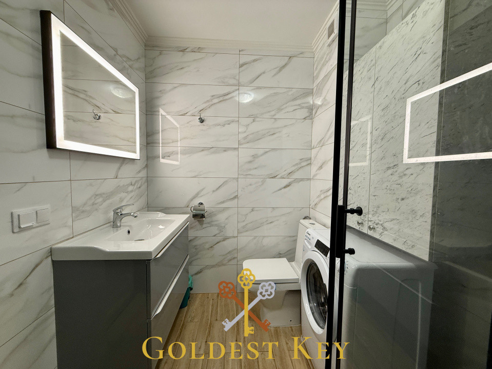 Apartament generos cu 2 camere, terasă închisă și parcare subterană 