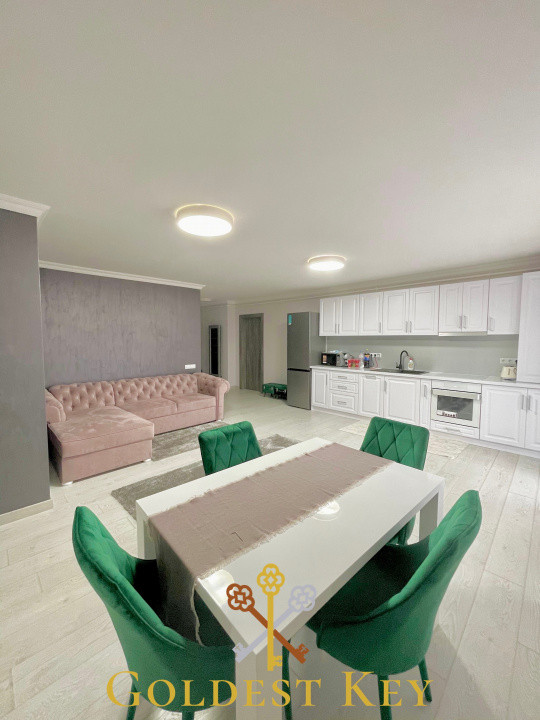 Apartament spațios cu 3 camere, 2 băi finisat modern și calitativ 