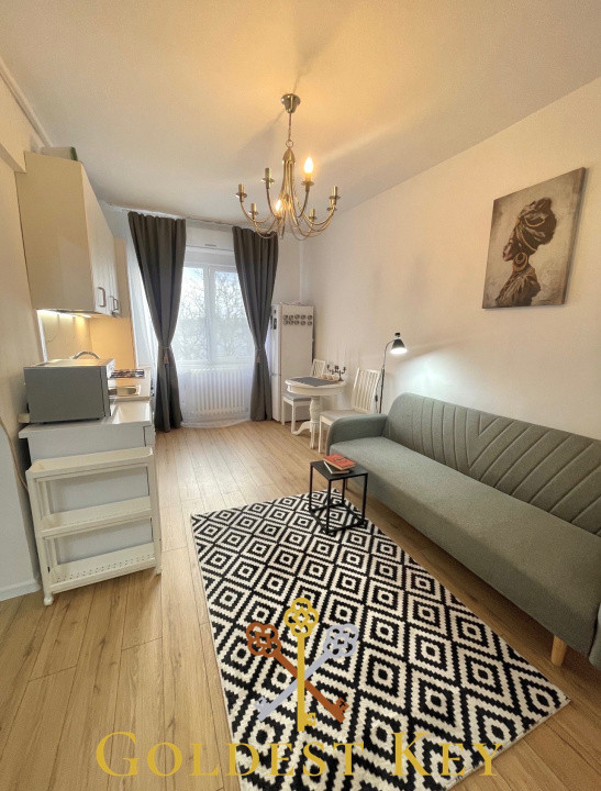 Apartament modern, complet mobilat, cu o cameră! Dâmbul Rotund
