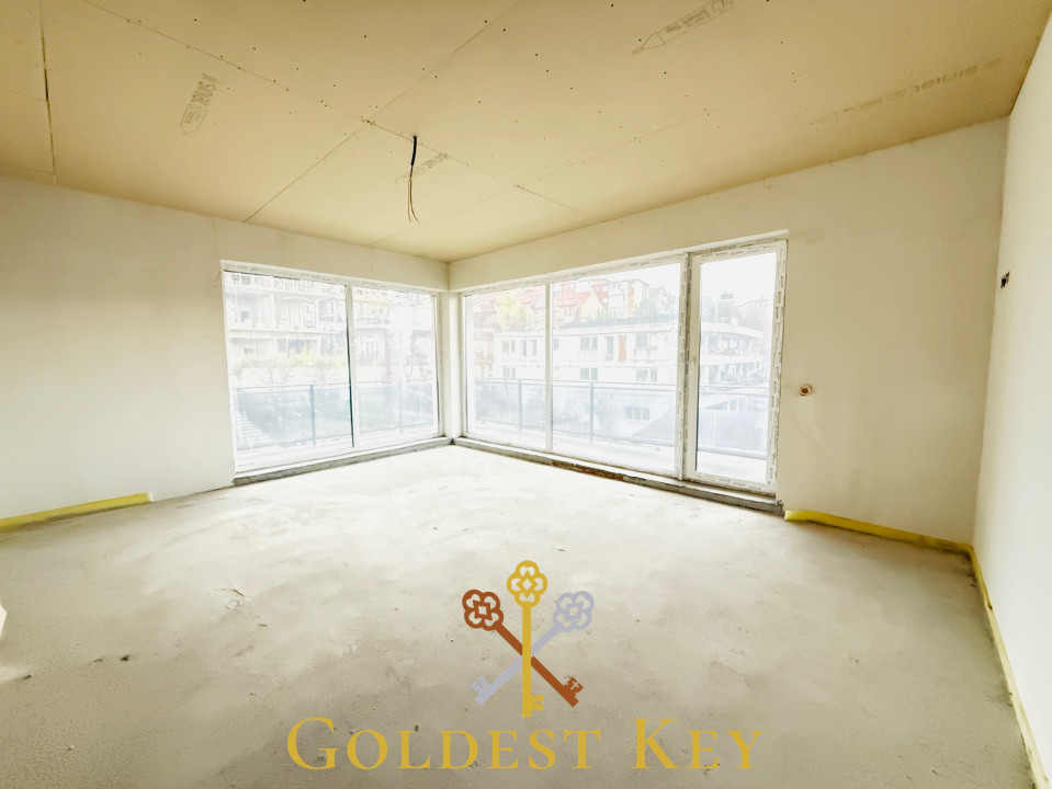 Apartament SEMIFINISAT cu 2 camere, terasă și parcare subterană 