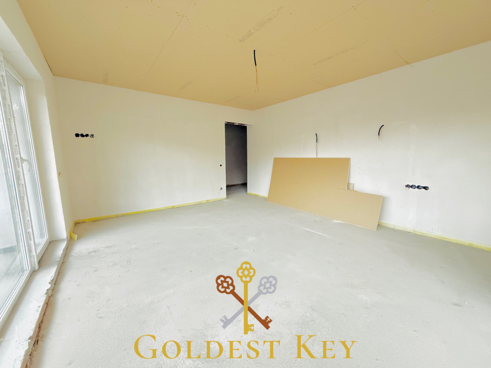 Apartament SEMIFINISAT cu 2 camere, terasă și parcare subterană 