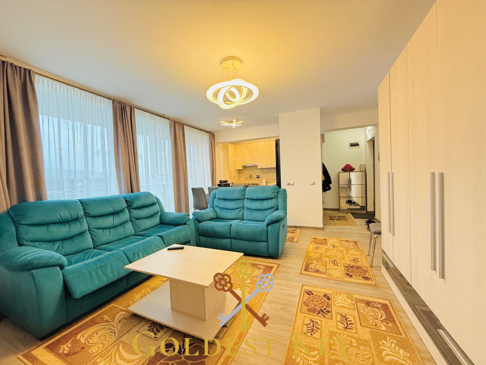 Apartament la cheie cu 2 camere și terasă generoasă în Baciu