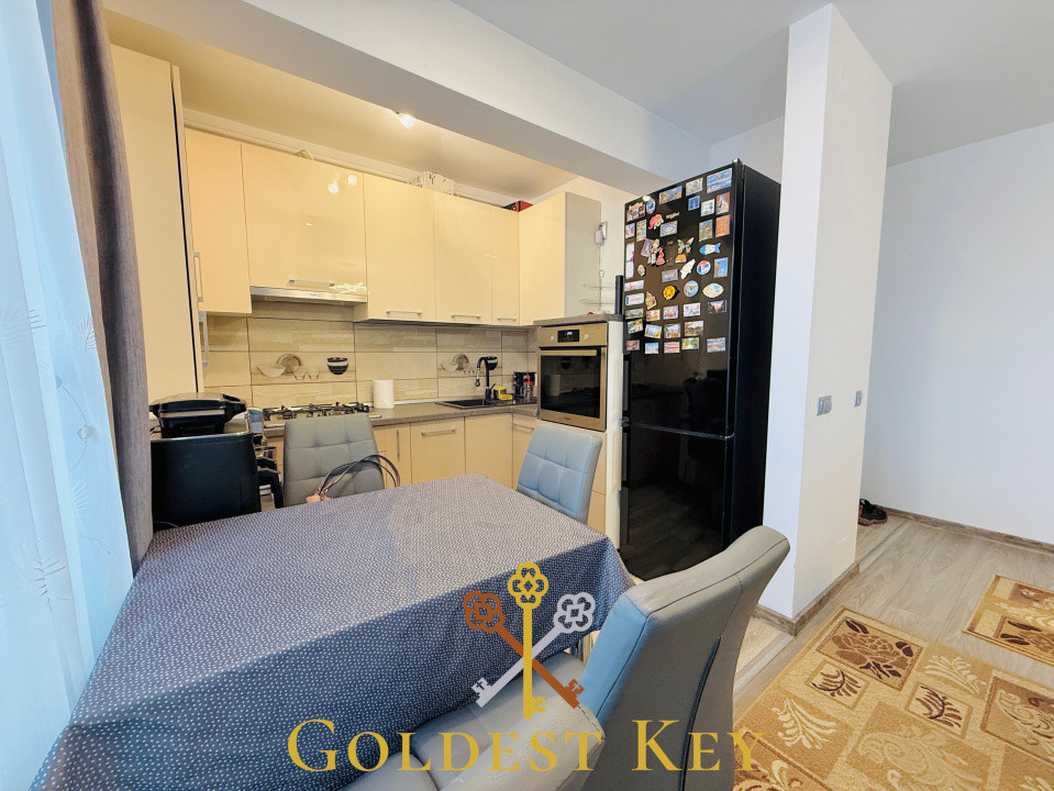 Apartament la cheie cu 2 camere și terasă generoasă în Baciu