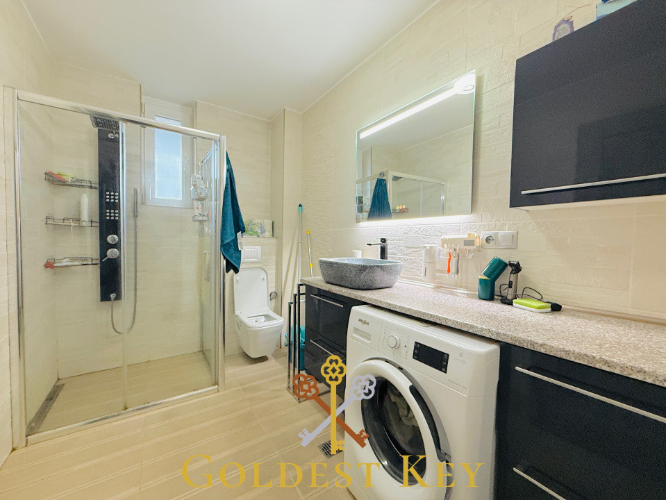 Apartament la cheie cu 2 camere și terasă generoasă în Baciu