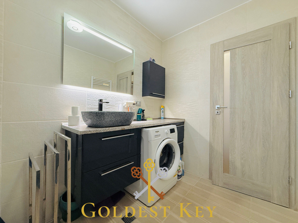 Apartament la cheie cu 2 camere și terasă generoasă în Baciu