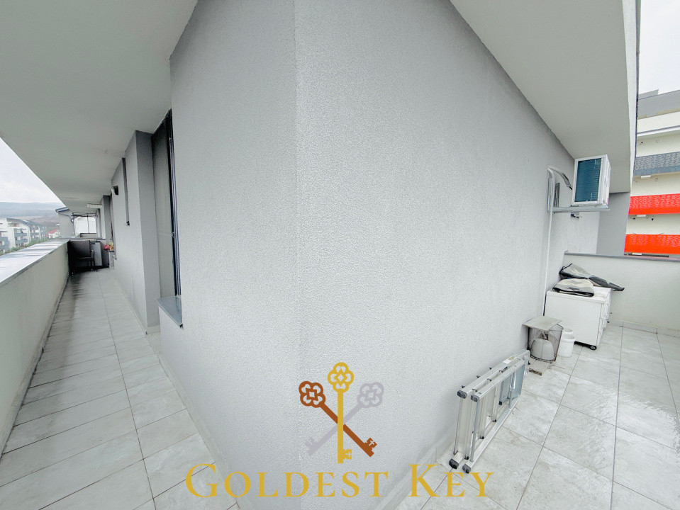 Apartament la cheie cu 2 camere și terasă generoasă în Baciu