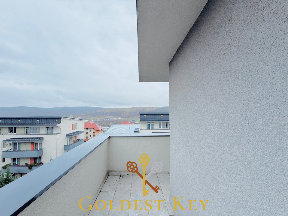 Apartament la cheie cu 2 camere și terasă generoasă în Baciu