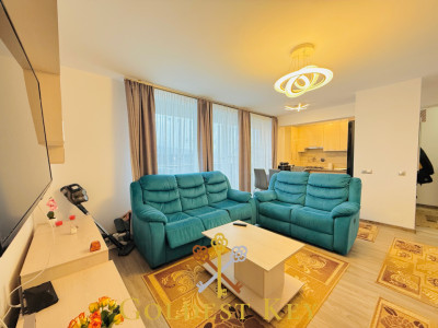 Apartament la cheie cu 2 camere și terasă generoasă în Baciu