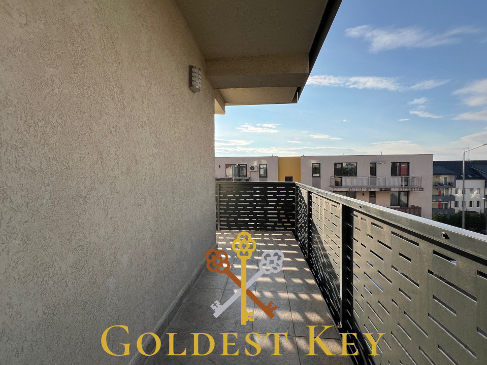 Apartament mobilat și utilat cu 2 camere, terasă și parcare în Baciu! 